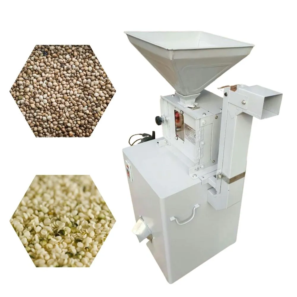 Hemp seeds shelling machine