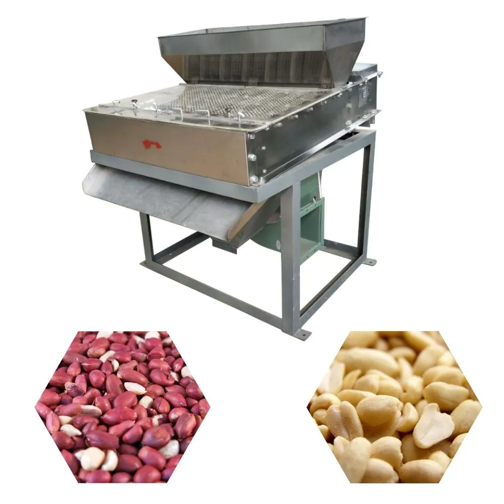 dry roasted peanut peeling machine